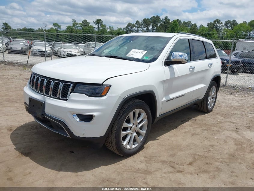 Vin: 1c4rjfbg6hc715506, lot: 45810502, jeep grand cherokee limited 4x4 20172