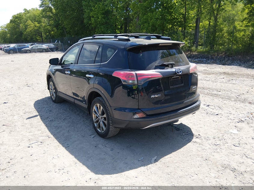 Vin: jtmdjrev0jd249450, lot: 45810529, toyota rav4 hybrid limited 20183