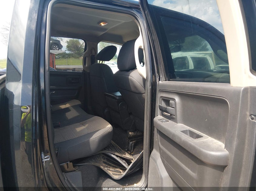 2012 Ram 1500 5.7 Ram St black Lot 111045312607 Vin 1C6RD7FT2CS283152