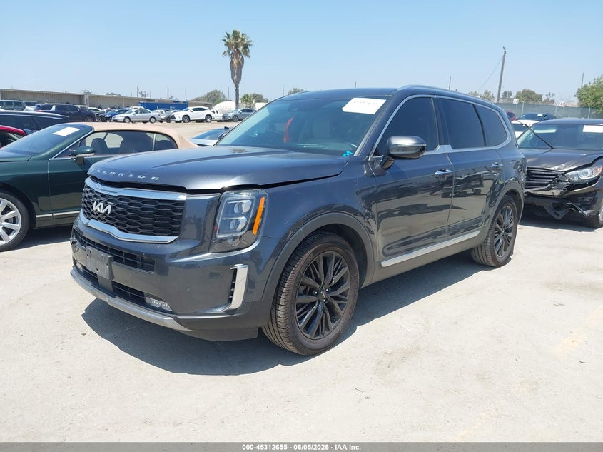 Vin: 5xyp5dhc4ng228025, lot: 45810581, kia telluride sx 20222