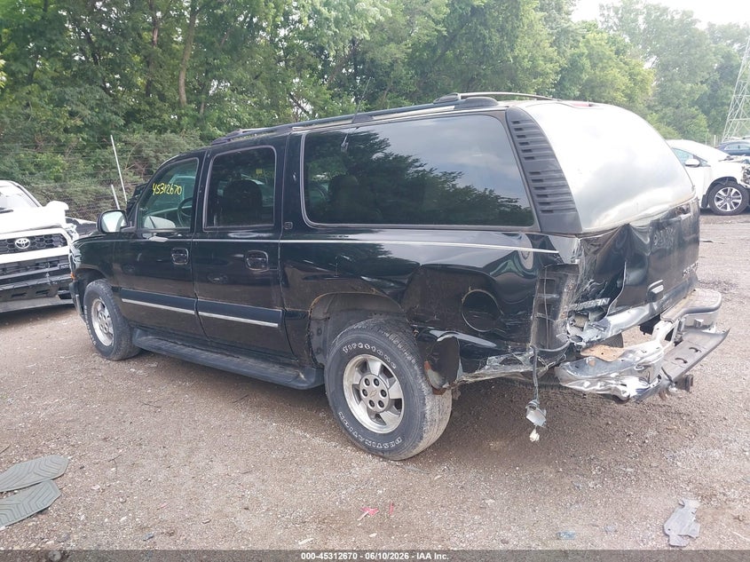 2001 Chevrolet Suburban K1500 VIN: 1GNFK16TX1J205890 Lot: 45312670