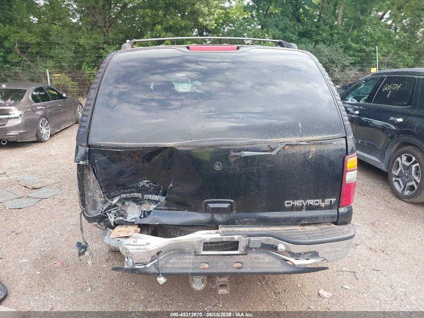 2001 Chevrolet Suburban K1500 VIN: 1GNFK16TX1J205890 Lot: 45312670