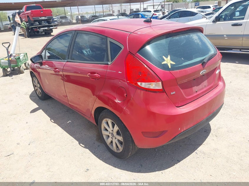 Vin: 3fadp4ej3cm186517, lot: 45810629, ford fiesta se 20123
