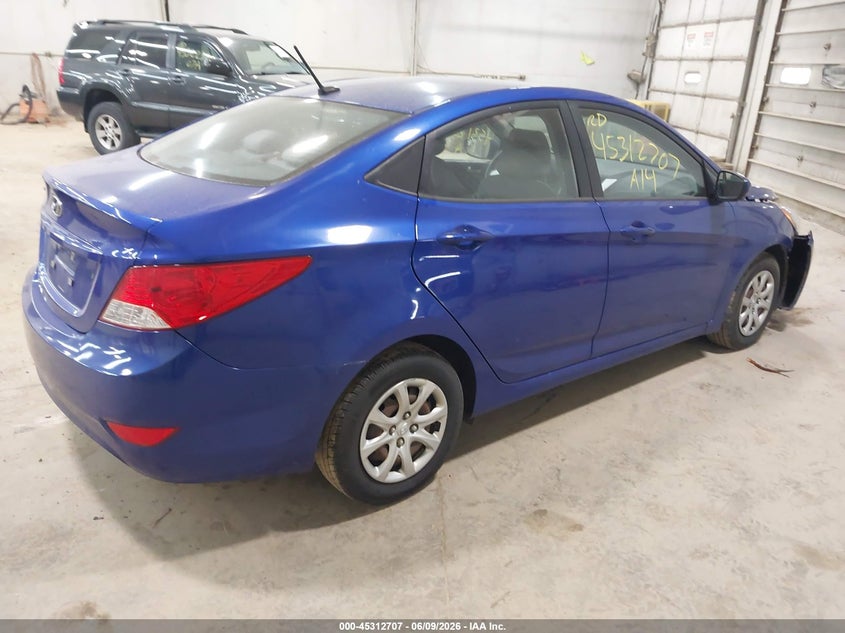 Vin: kmhct4ae1eu682761, lot: 45810633, hyundai accent gls 20144