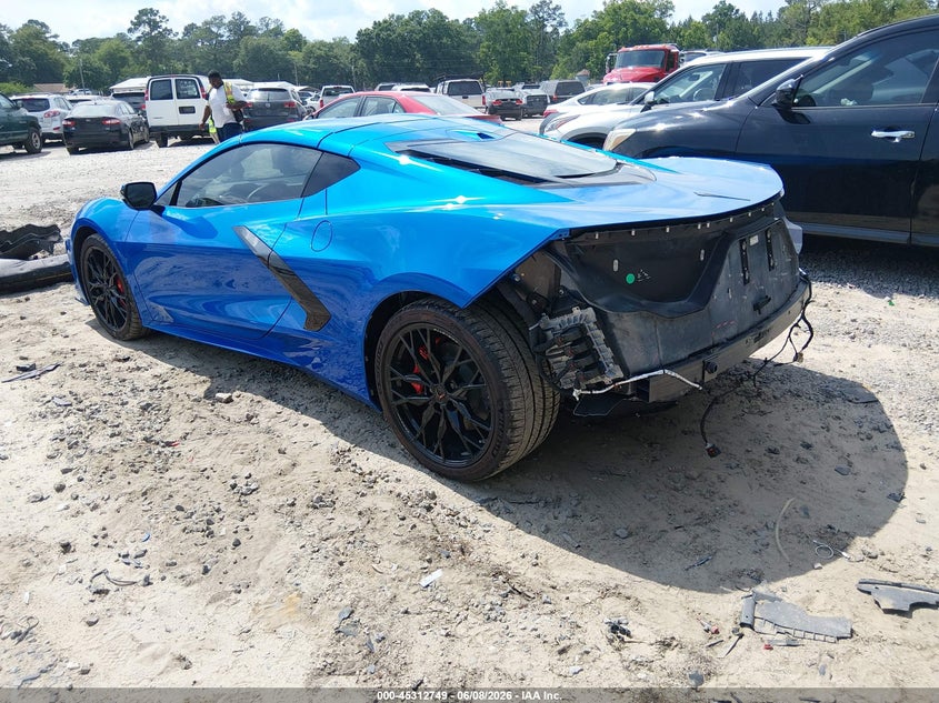 Vin: 1g1ya2d45s5112249, lot: 45810675, chevrolet corvette stingray rwd  1lt 20253