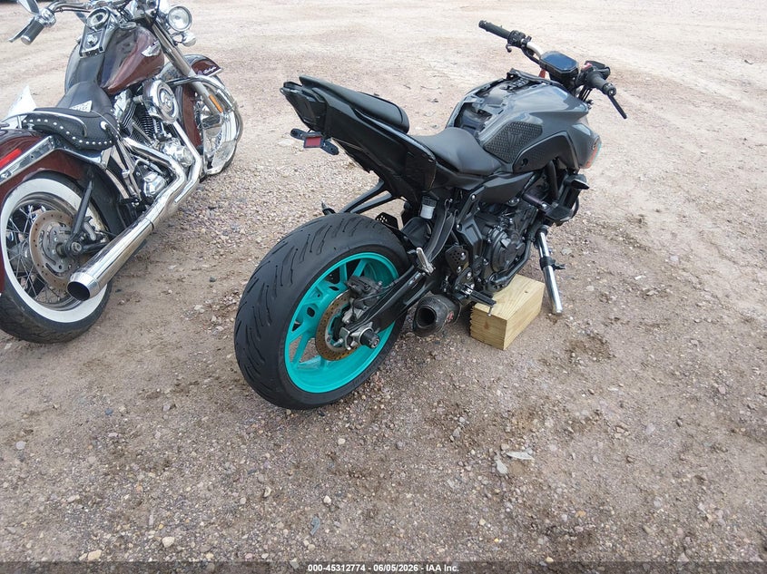 2022 Yamaha Mt07 VIN: JYARM32E0NA004259 Lot: 45312774