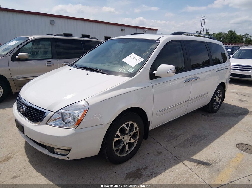Vin: kndmh4c73e6535838, lot: 45810753, kia sedona ex 20142