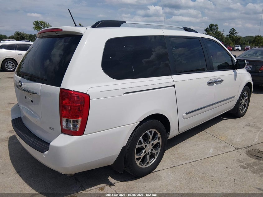 Vin: kndmh4c73e6535838, lot: 45810753, kia sedona ex 20144