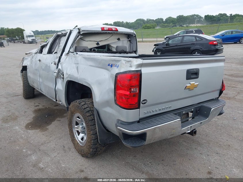 Vin: 3gcukpec1fg100880, lot: 45810762, chevrolet silverado 1500 ls 20153