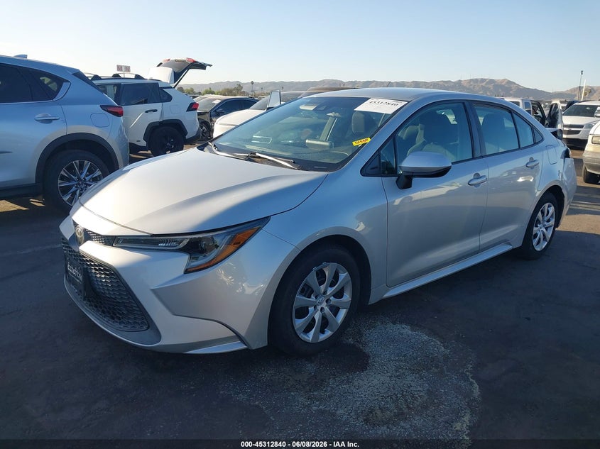 2020 TOYOTA COROLLA SEDAN 1.8L I-4 DOHC, VVT, 139HP