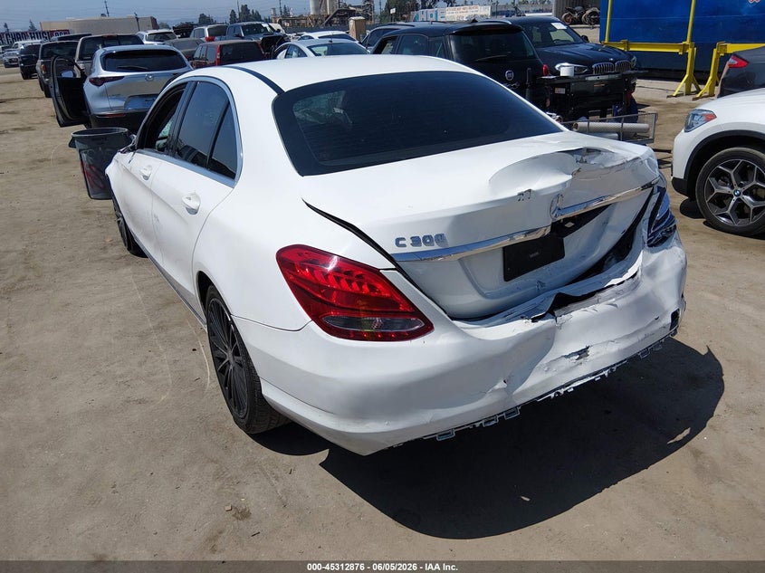 Vin: 55swf4jb4ju253940, lot: 45810802, mercedes-benz c 300 20183