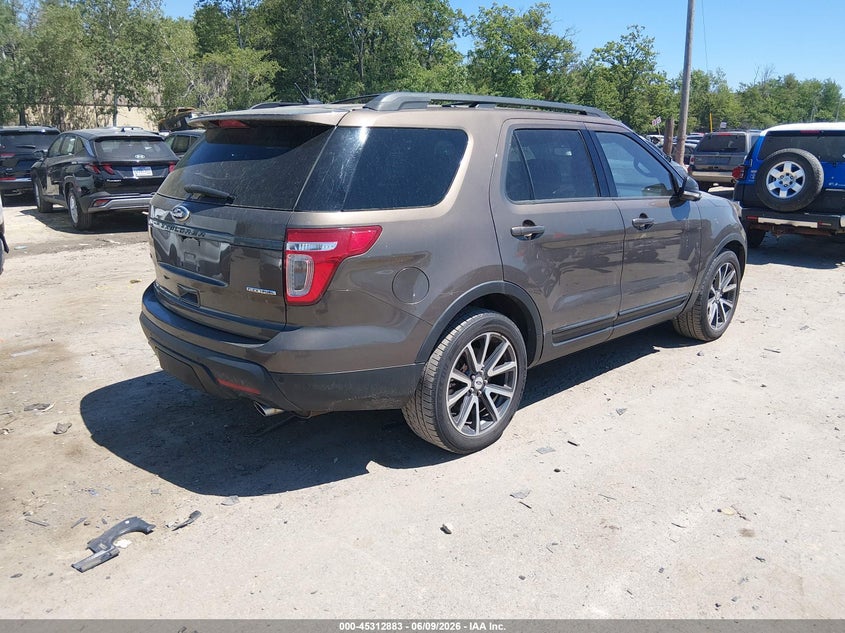 Vin: 1fm5k7d88fgb56243, lot: 45810810, ford explorer xlt 20154