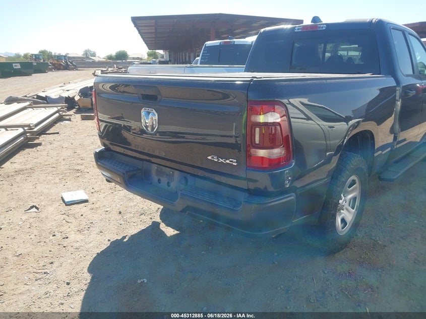 Vin: 1c6rrfcg2mn714396, lot: 45810813, ram 1500 tradesman  4x4 6'4 box 20214
