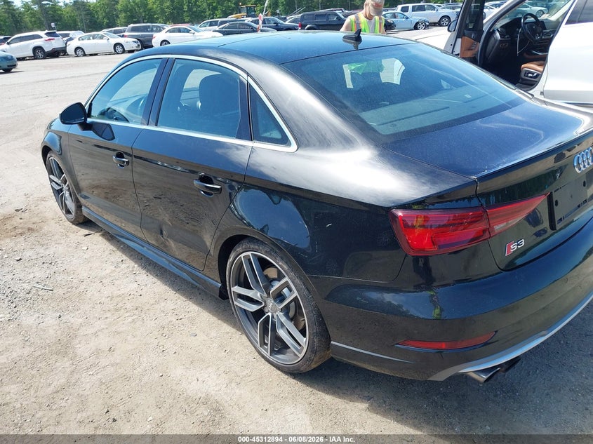Vin: waub1gff8h1025421, lot: 45810820, audi s3 premium plus 20173