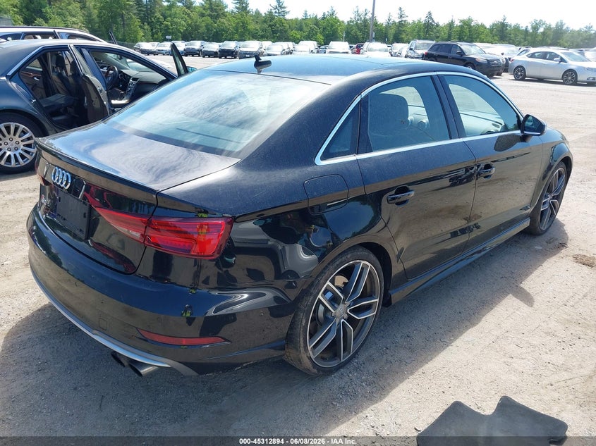 Vin: waub1gff8h1025421, lot: 45810820, audi s3 premium plus 20174