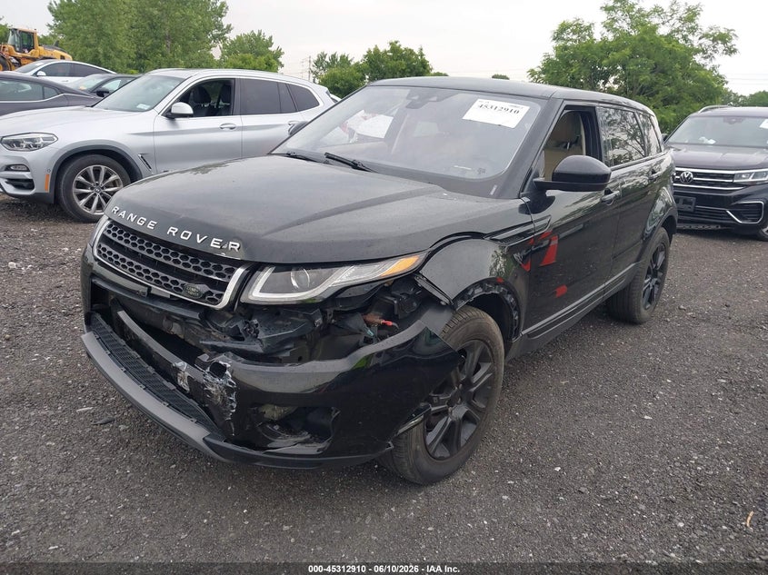 Vin: salvp2rxxjh323447, lot: 45810836, land rover range rover evoque se/se premium 20182