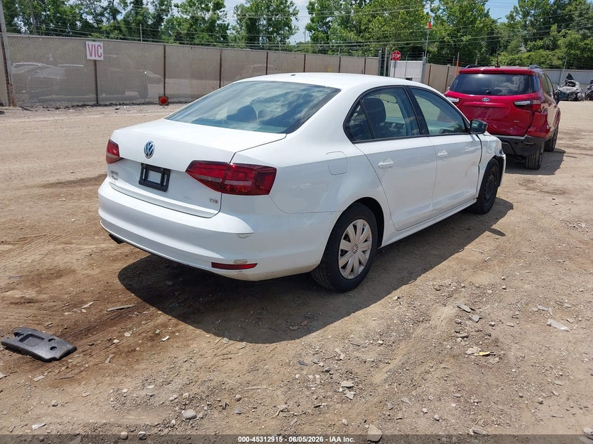 Vin: 3vw267ajxgm318624, lot: 45810841, volkswagen jetta 1.4t s 20164