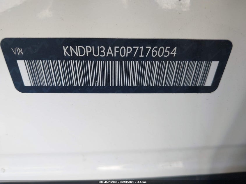 2023 Kia Sportage Lx VIN: KNDPU3AF0P7176054 Lot: 45312933