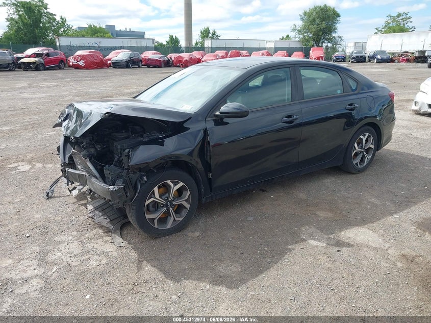 Vin: 3kpf24ad9ke104154, lot: 45810900, kia forte lxs 20192