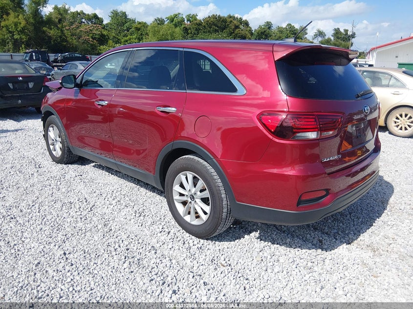 Vin: 5xypg4a55lg641493, lot: 45810910, kia sorento 3.3l lx 20203