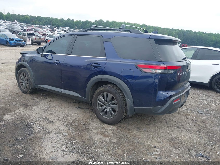 Vin: 5n1dr3bd8nc240200, lot: 45810927, nissan pathfinder sv 4wd 20223