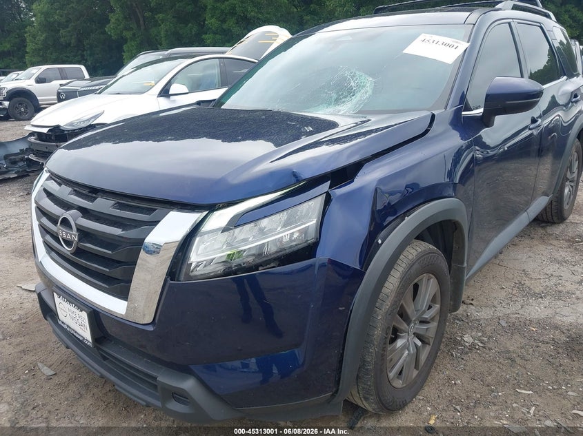 2022 Nissan Pathfinder Sv 4Wd VIN: 5N1DR3BD8NC240200 Lot: 45313001