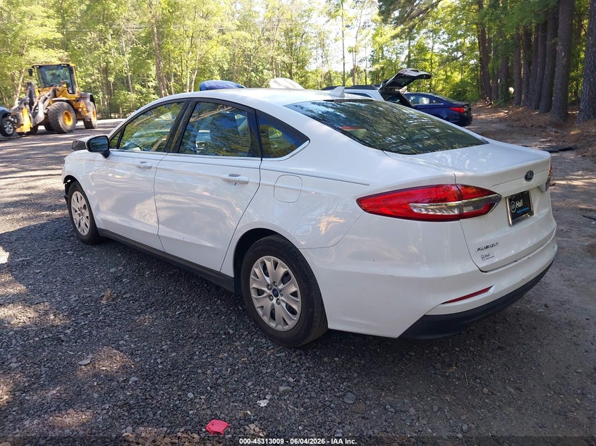Vin: 3fa6p0g72lr246583, lot: 45810935, ford fusion s 20203
