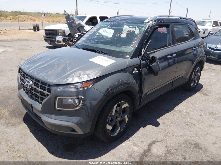 Vin: kmhrc8a37tu424483, lot: 45810941, hyundai venue sel w/two-tone roof 20262