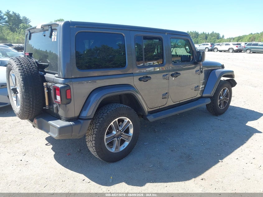 Vin: 1c4hjxeg9jw325274, lot: 45810944, jeep wrangler unlimited sahara 4x4 20184