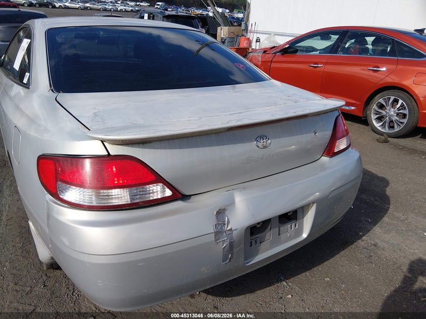 TOYOTA CAMRY SOLARA 2000 VIN 2T1CG22PXYC348808