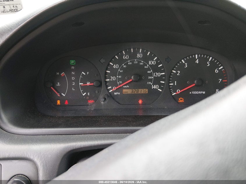 TOYOTA CAMRY SOLARA 2000 VIN 2T1CG22PXYC348808