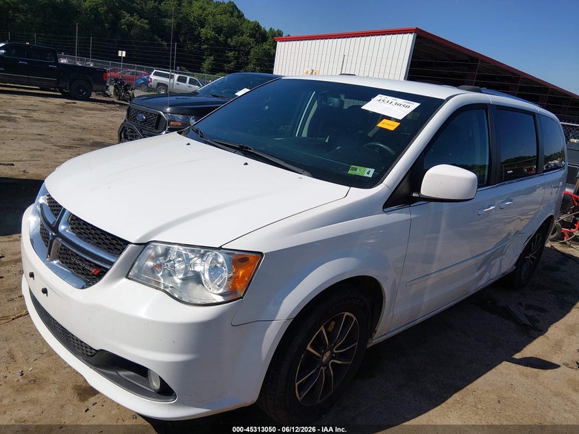Vin: 2c4rdgcg6hr825457, lot: 45810976, dodge grand caravan sxt 20172