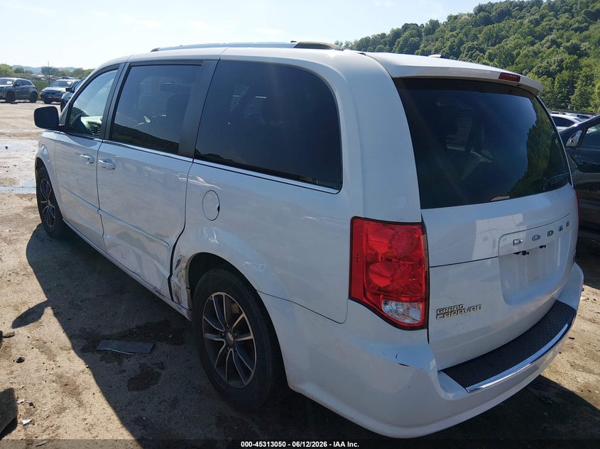 Vin: 2c4rdgcg6hr825457, lot: 45810976, dodge grand caravan sxt 20173
