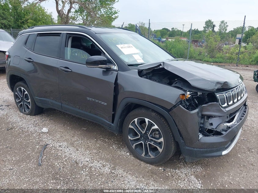 2022 JEEP COMPASS  (VIN: 3C4NJDCBXNT185790)