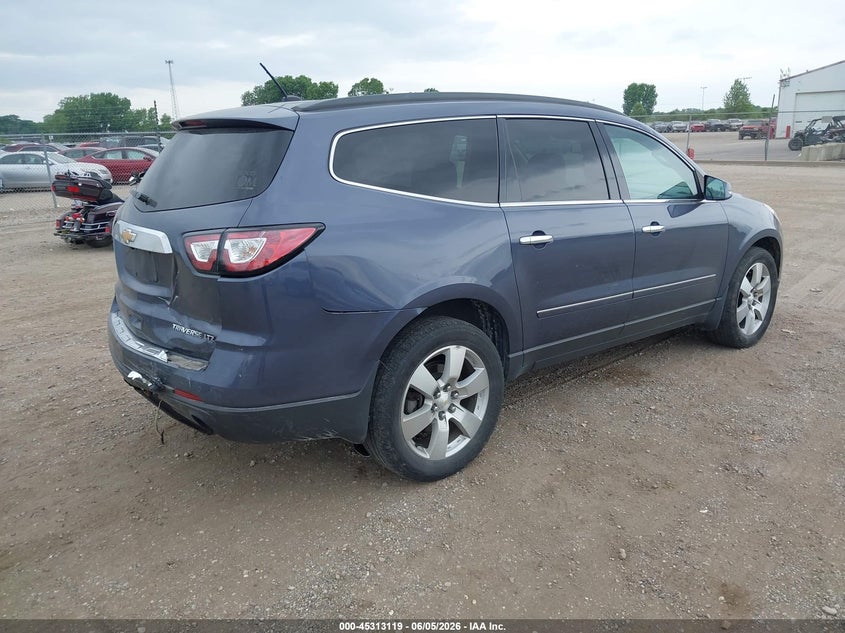 Vin: 1gnkvjkd9ej260745, lot: 45811045, chevrolet traverse ltz 20144