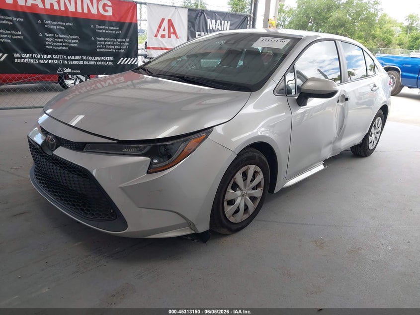 2021 TOYOTA COROLLA 1.8L I-4 DOHC, VVT, (VIN: 5YFDPMAE4MP172347