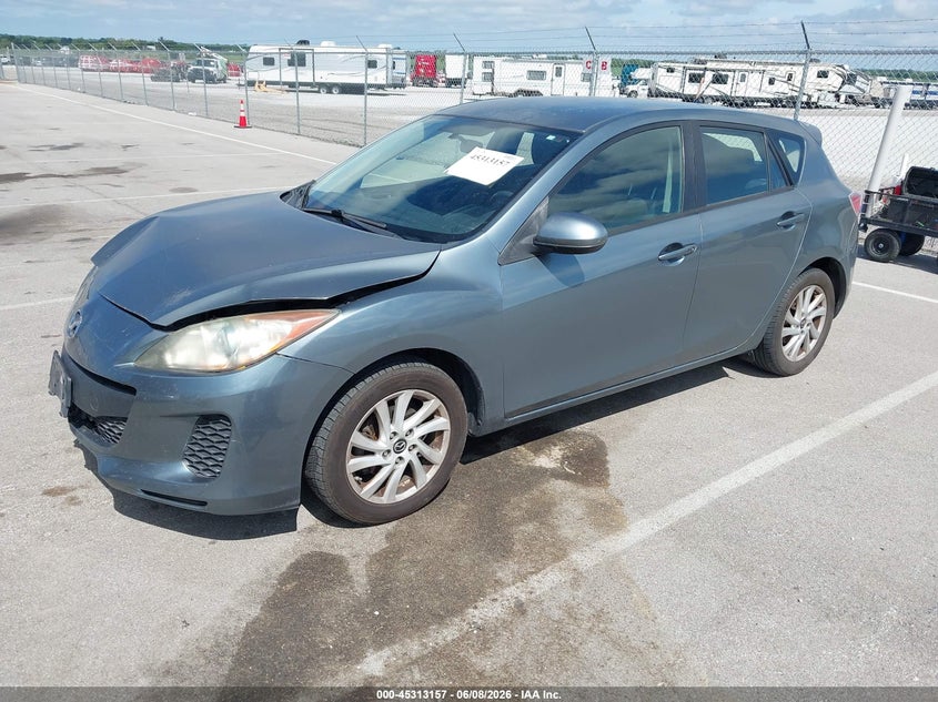 Vin: jm1bl1lp4d1735966, lot: 45811083, mazda mazda3 i touring 20132