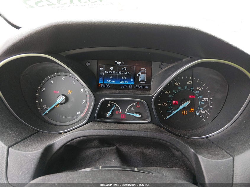2013 Ford Focus Titanium VIN: 1FADP3J22DL349931 Lot: 45313252