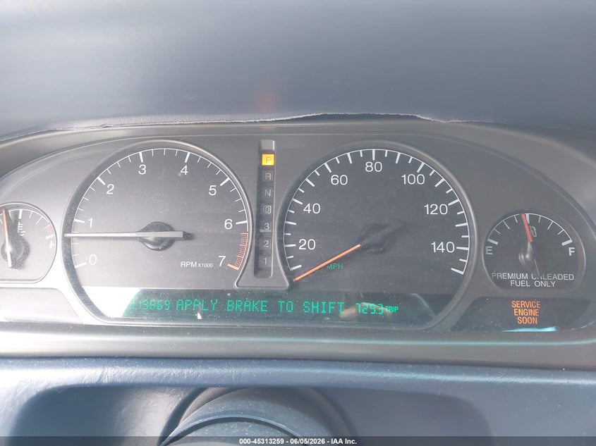 1998 Cadillac Eldorado Standard VIN: 1G6EL12Y9WU602972 Lot: 45313259
