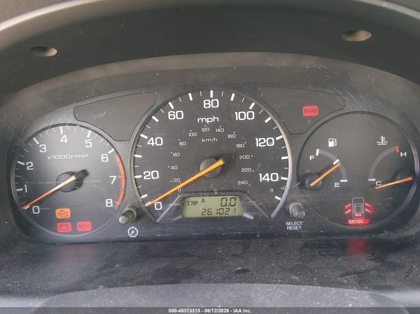 2001 HONDA ACCORD auction photo 7