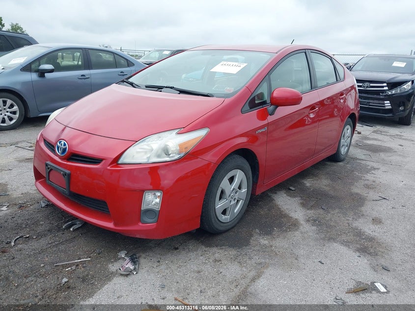 Vin: jtdkn3du1a0106628, lot: 45811242, toyota prius ii 20102
