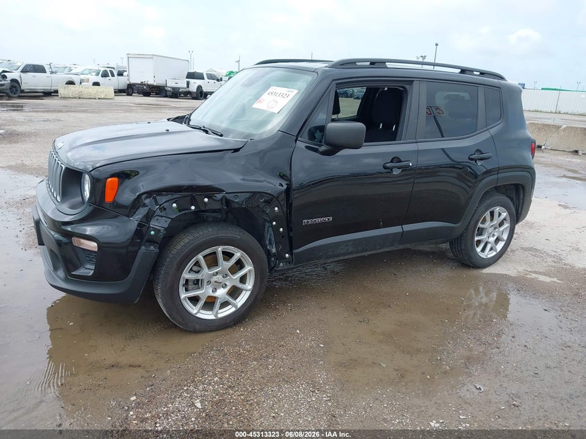 Vin: zacnjdb10npn80395, lot: 45811249, jeep renegade latitude 4x4 20222