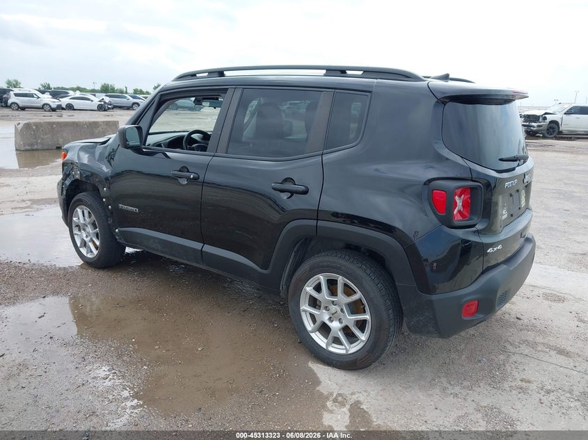 Vin: zacnjdb10npn80395, lot: 45811249, jeep renegade latitude 4x4 20223