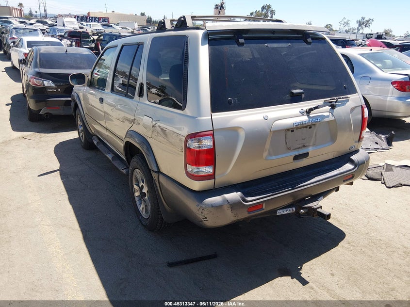 2000 NISSAN PATHFINDER SPORT UTILITY VEHICLE 3.3L V-6 170HP