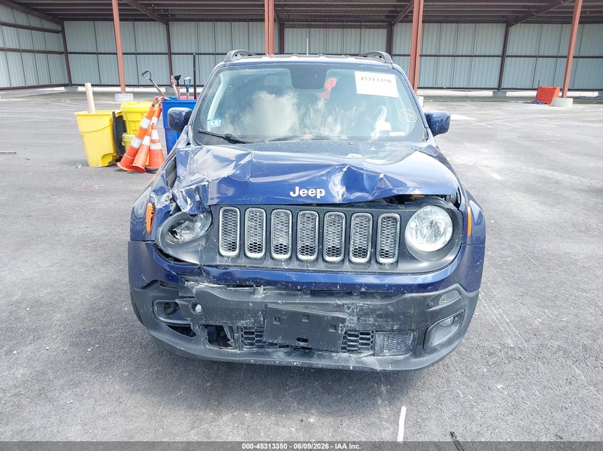 2018 Jeep Renegade Latitude Fwd VIN: ZACCJABB2JPJ66320 Lot: 45313350