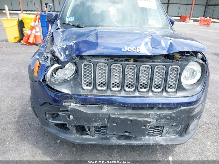 2018 Jeep Renegade Latitude Fwd VIN: ZACCJABB2JPJ66320 Lot: 45313350