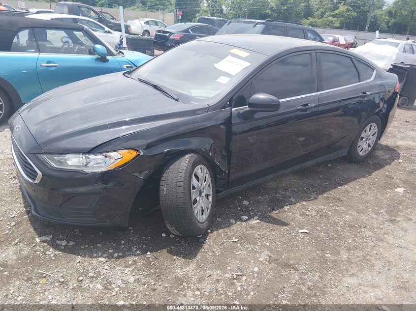 2020 Ford Fusion S 3FA6P0G75LR163956 photo 1