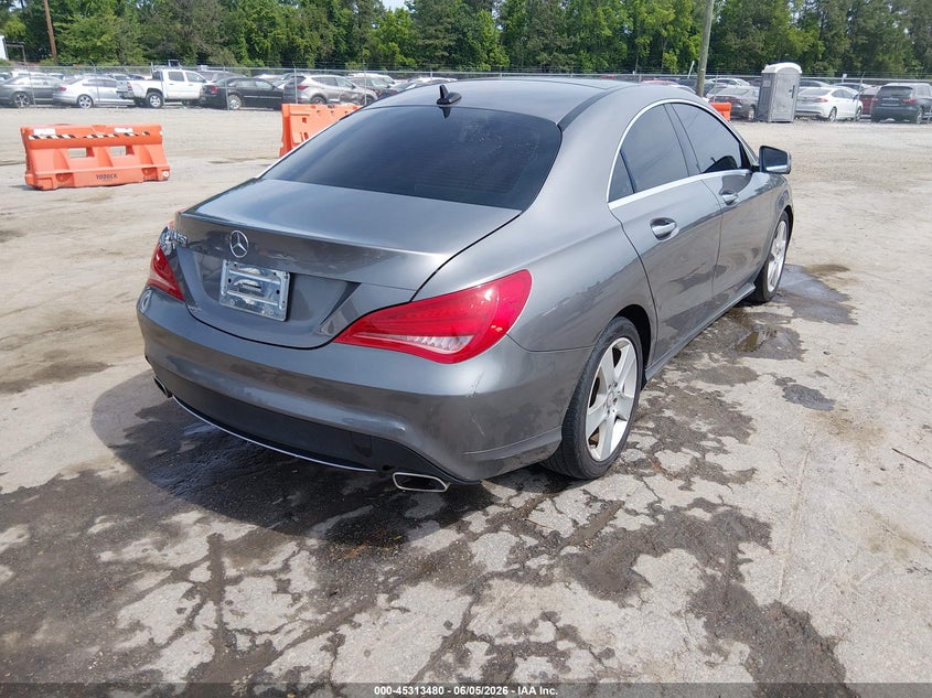 Vin: wddsj4eb8fn162791, lot: 45811406, mercedes-benz cla 250 20154