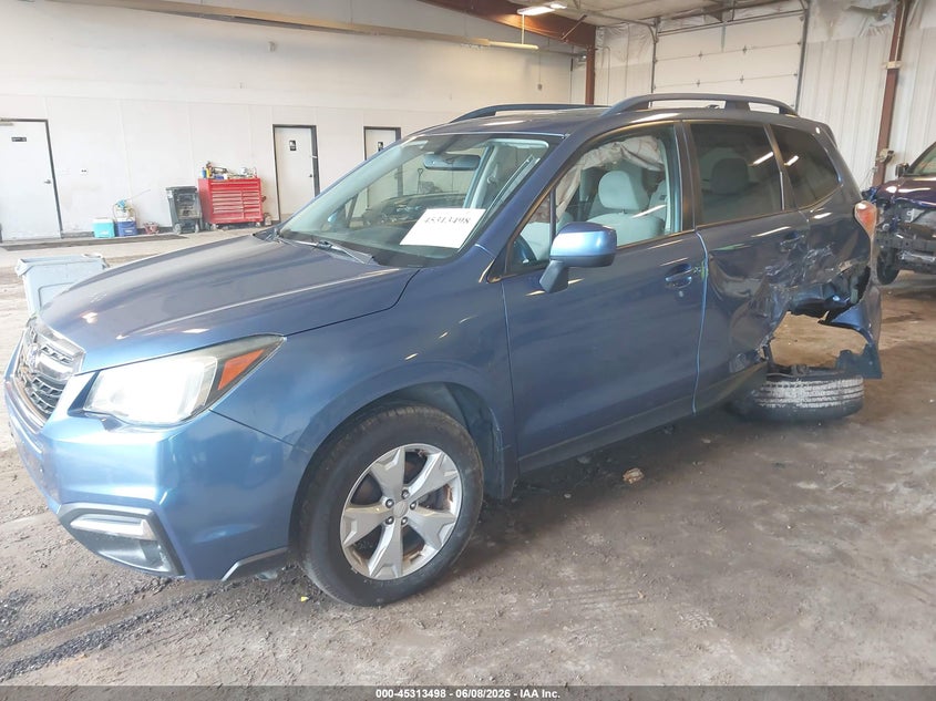 Vin: jf2sjaec8jh474555, lot: 45811424, subaru forester 2.5i premium 20182