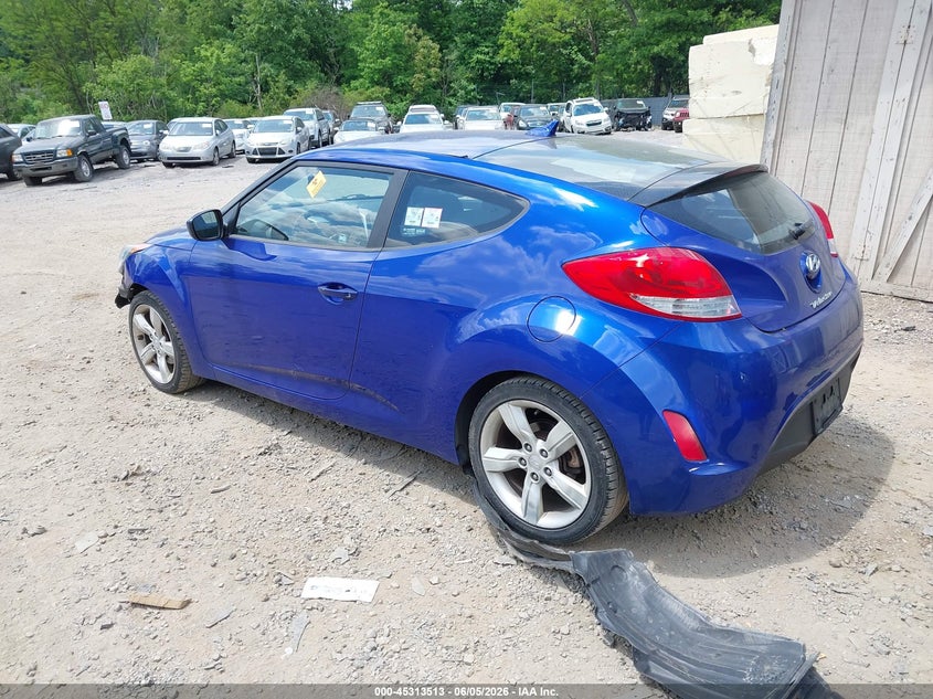 Vin: kmhtc6ad5cu034923, lot: 45811439, hyundai veloster base w/gray 20123